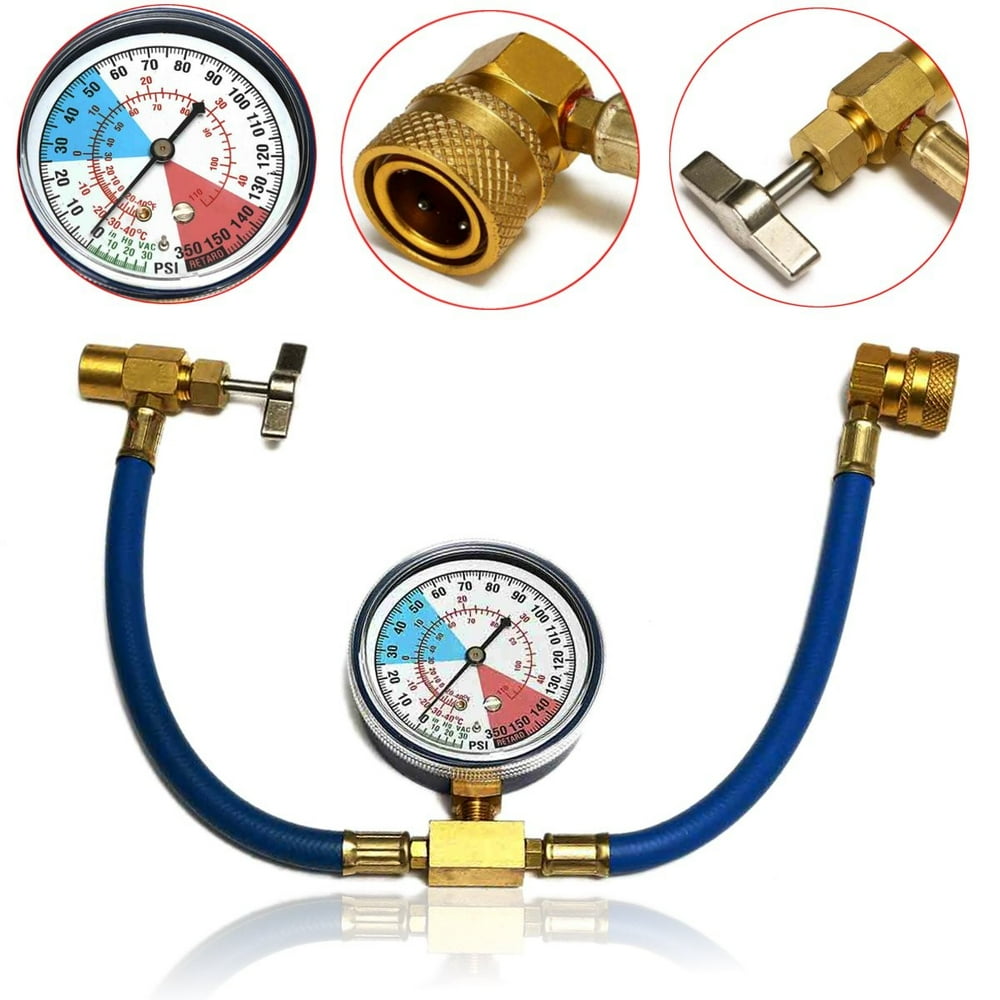 R134A AC Car Air Conditioning Refrigerant Recharge Measuring air