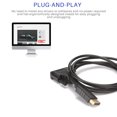thumbnail image 5 of Puerto de pantalla a DVI Cable de 1,8 m / 6 pies 1080P DisplayPort DP a DVI D Cable adaptador macho a macho Guardung EL010762-00, 5 of 5
