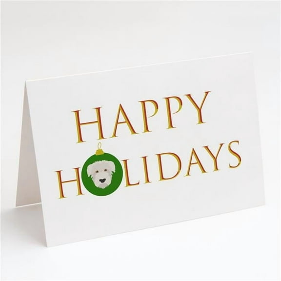 Glen of Imaal  Happy Holidays Christmas Greeting Cards and Envelopes Pack of 8 7 in x 5 in