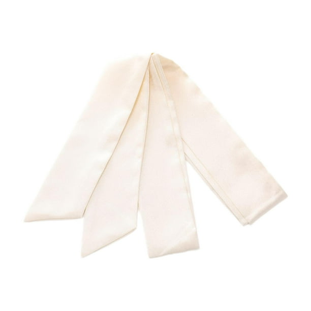 Cinturón de faja para mujeres para vestir cinturón de cintura de satén larga para fiesta de bodas 2 "ancho Beige