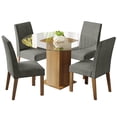 thumbnail image 1 of Juego de Comedor con Mesa Redonda y 4 Sillas Madesa Silver, 1 of 5