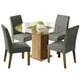 thumbnail image 1 of Juego de Comedor con Mesa Redonda y 4 Sillas Madesa Silver, 1 of 5