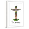 thumbnail image 2 of "First Nations Totem Pole" Framed Painting Print, 2 of 5