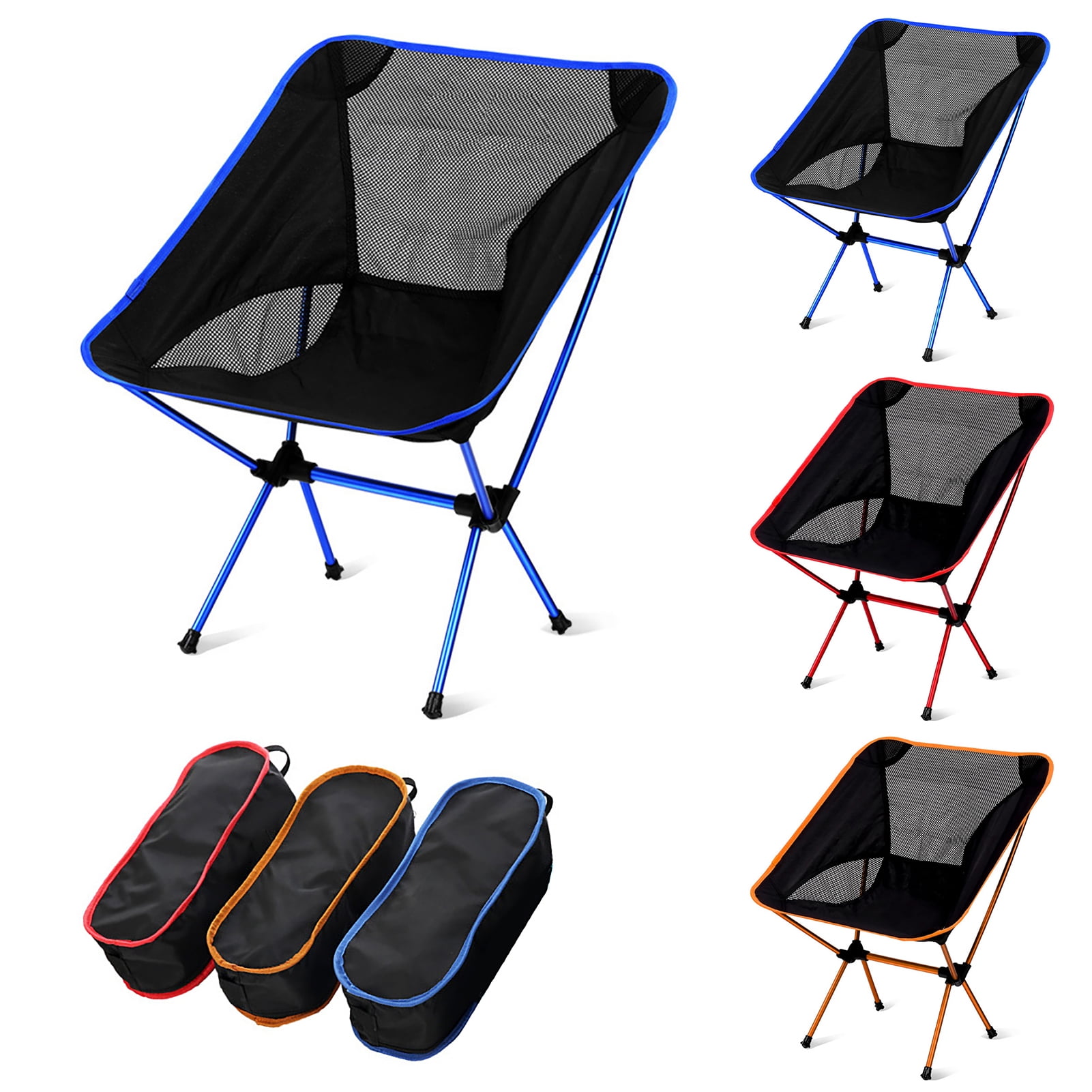 Camping Folding Chair Portable Garden Fishing Outdoor Seat Festival Beach Patio 