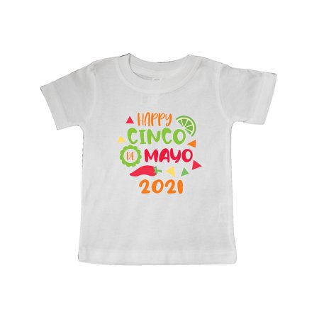 

Inktastic Cinco De Mayo 2021 Gift Baby Boy or Baby Girl T-Shirt