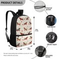 thumbnail image 3 of Jeiento Cute Dachshund Backpack and Lunch Box Set for Girls 7-10 10-12 School Bags Elementary Bookbag with Lunch Bag Pencil Case Middle Preschool Bagpack Kids Daycare Rucksack Satchel Beige, 3 of 7