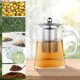 thumbnail image 3 of Tetera de vidrio, colador de té para té a granel, resistente al calor, tetera 350ml, 3 of 7