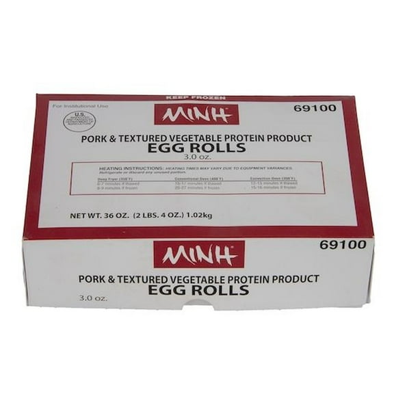 Schwans Minh Pork and Vegetable Egg Roll, 3 Ounce -- 72 per case