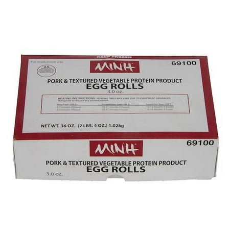 Schwans Minh Pork and Vegetable Egg Roll 3 Ounce — 72 per case