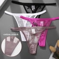 thumbnail image 4 of FINETOO 4 Unids/Set Tanga De Encaje Sexy Cintura Baja Bikini Bragas S-XL Cómoda G-String T-Back Ropa Interior, 4 of 4