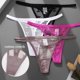 thumbnail image 4 of FINETOO 4 Unids/Set Tanga De Encaje Sexy Cintura Baja Bikini Bragas S-XL Cómoda G-String T-Back Ropa Interior, 4 of 4