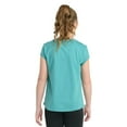 thumbnail image 2 of Girls adidas Short Sleeve Essential Tee Color: Powder Teal Size: LARGE, 2 of 4