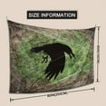 thumbnail image 3 of YFYANG Mysterious Black Bird Tapestry, Bedroom Dormitory Living Room Decoration Tapestrys Wall Hanging , 80 x 60 in, 3 of 8