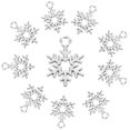 thumbnail image 1 of 100pcs Jewelry Charms Snowflake Charms Snowflake Decor Snowflake Pendants DIY Accessories, 1 of 8