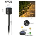 thumbnail image 3 of Luces solares para caminos al aire libre, paquete de 4 luces de paisaje, impermeables, luces LED solares para pasarela trasera para jardín, césped y Patio, 3 of 7