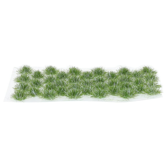 unbranded 1Set Artificial Mini Grass Cluster Delicate Design Safe Resin Material for Indoor Decoration and Modeling