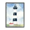 thumbnail image 3 of Stupell Industries Black Striped Lighthouse with Quaint Cabin Black Framed, 16 x 20, Design by Melissa Hyatt LLC, 3 of 5