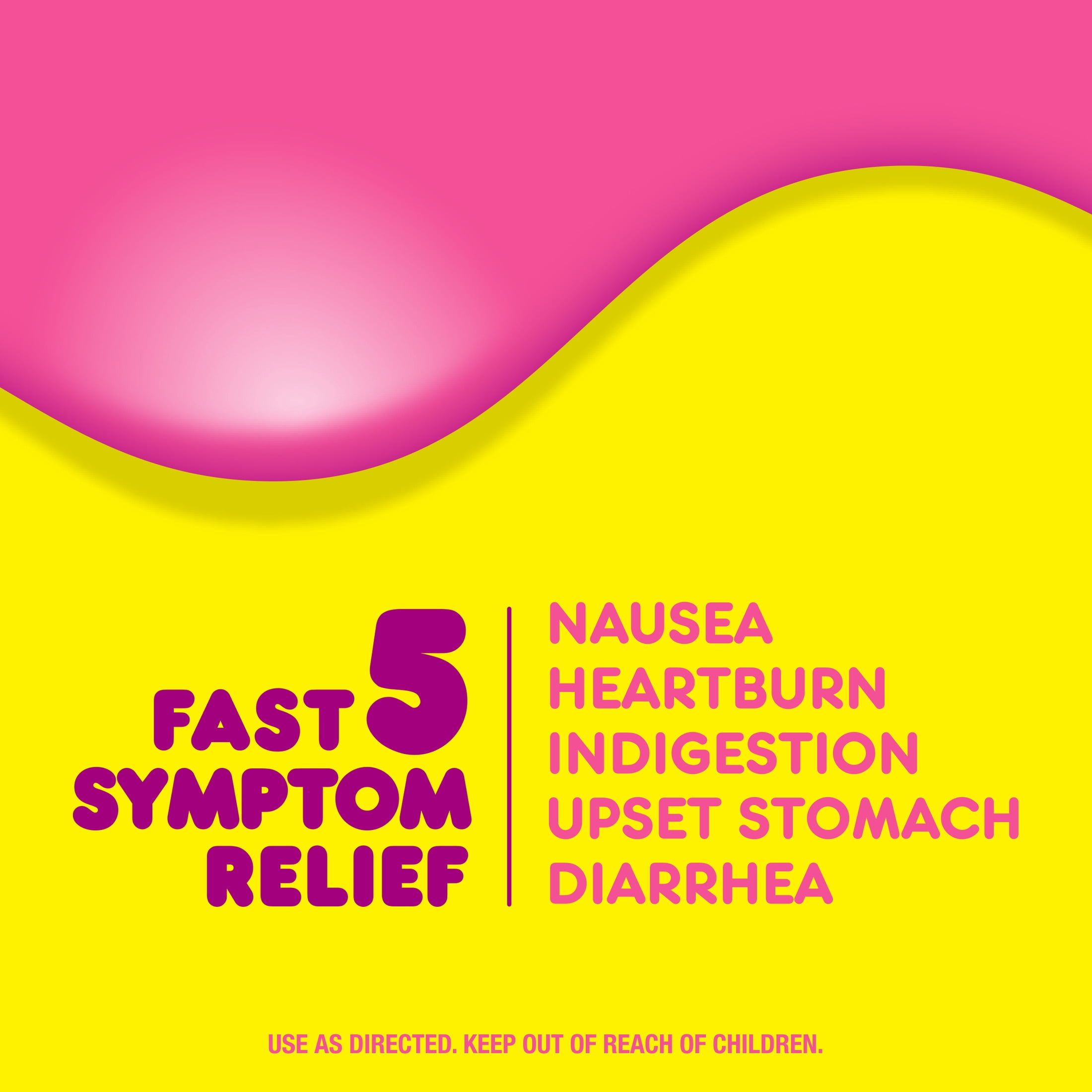 Pepto Bismol Mint Chews, Fast 5-Symptom Stomach Relief, 24 Chewable Tablets