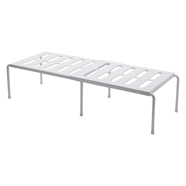Binwennn over Expandable Stackable Kitchen Cabinet Shelf Organizer Storage Space Saving Cupboard Plate Dish Counter & Pantry Organizer