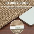 thumbnail image 2 of Woven Area Rug x Ft Washable Rugs for Entryway Non Slip Braided Throw Rugs Bedroom Rugs Cotton Entry Rug Cotton Floor Carpet for Bedroom Dining Room Living Room Orange/Tan/, 2 of 8