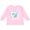 AD-Pink, variant on Are You Yeti for Christmas with Yeti Holding Christmas Tree Boys or Girls Long Sleeve Toddler T-Shirt