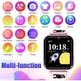 thumbnail image 2 of JIAN YA NA Smart Watch for Kids, Kids Watch with 10 Games Camera Music SOS Call Alarm, Birthday Gifts for Age 4-12 Boys Girls（Pink）, 2 of 6
