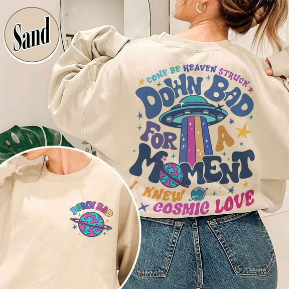 For A Moment I Knew Cosmic Love SweatShirt,Cosmic Love SweatShirt,Unisex Concert SweatShirt,Gift for Friend,Crying at the Gym SweatShirt