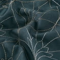 thumbnail image 3 of 9 Piece Comforter Set with Sheets King - Teal & Beige Geometric Embroidery Bedding, 3 of 4