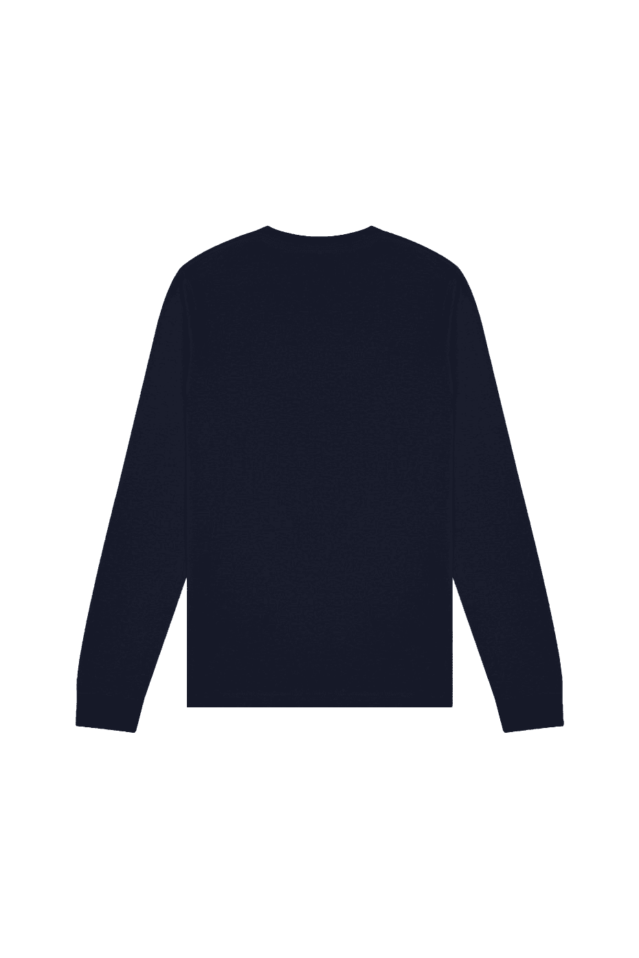 BELLA+CANVAS Adult Long Sleeve Personalized T-Shirt, Create Your Own Designs, Navy, XXL, Unisex