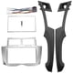 thumbnail image 4 of 2 Din Stereo Dashboard Frame Kit Compatible with Yaris Vitz Platz 05-11, 4 of 5