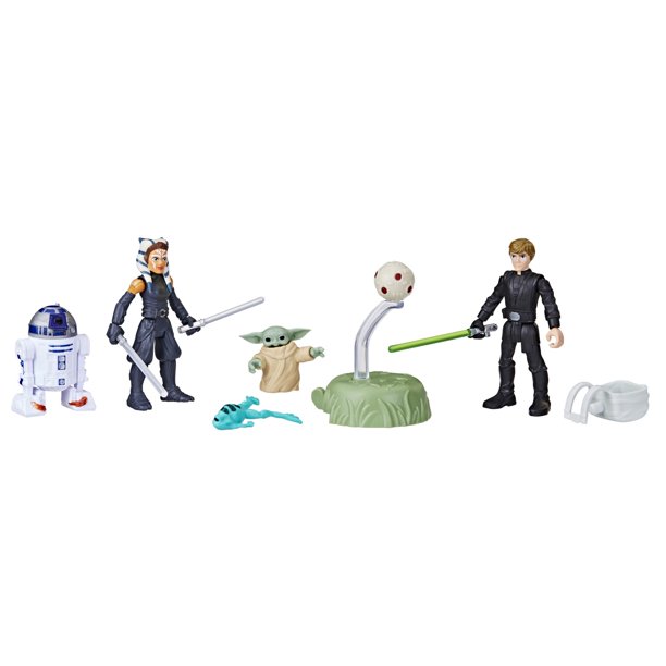 Set de figuras de acción STAR WARS Mission Fleet Grogu de 6,5 cm con 4 figuras y 7 accesorios