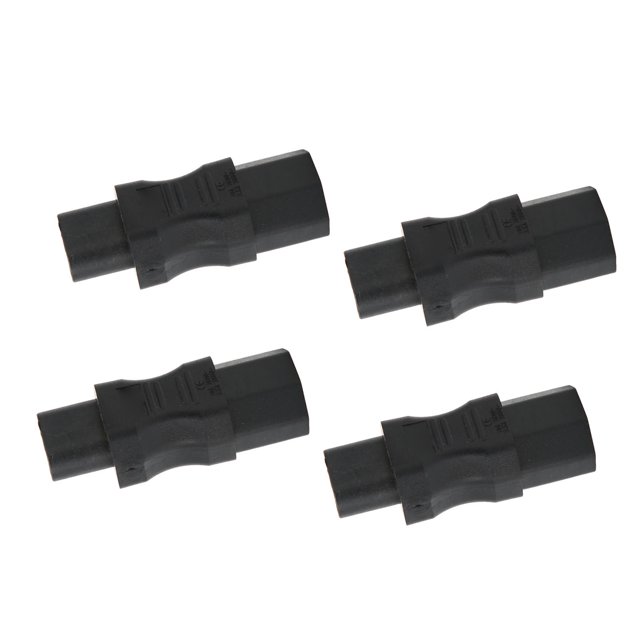 Adaptador de corriente para computadora, 4 piezas IEC320 C8 a IE IE Adaptador de toma de corriente IE IE Adaptador de corriente construido para el futuro