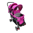 thumbnail image 1 of Carriola Doble Babytek Gemelar Rosa, 1 of 2