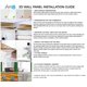 thumbnail image 4 of Art3d A10041 - Paneles decorativos de pared 3D de PVC, 32 pies cuadrados, Wave 4, 4 of 7