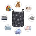 thumbnail image 6 of Laundry Basket, Halloween spiderweb cobweb Laundry Hamper Waterproof Laundry Bag Clothes Hamper Laundry Bin with Handles for Bedroom, Living Room, Kids Room, 6 of 6