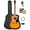 Sunburst w/ Strap, variant on Fender Squier Dreadnought Acoustic Guitar - Natural w/ Gig Bag