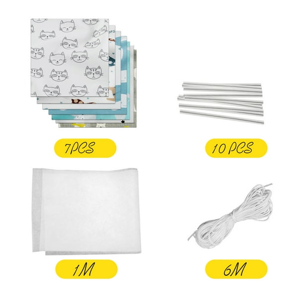 Máscara facial para manualidades, juego de accesorios para bricolaje, cubierta facial, tela, tira de nariz, máscara de cuerda para el oído, Kit de bricolaje, 25x25cm Advancent AF0123-01B