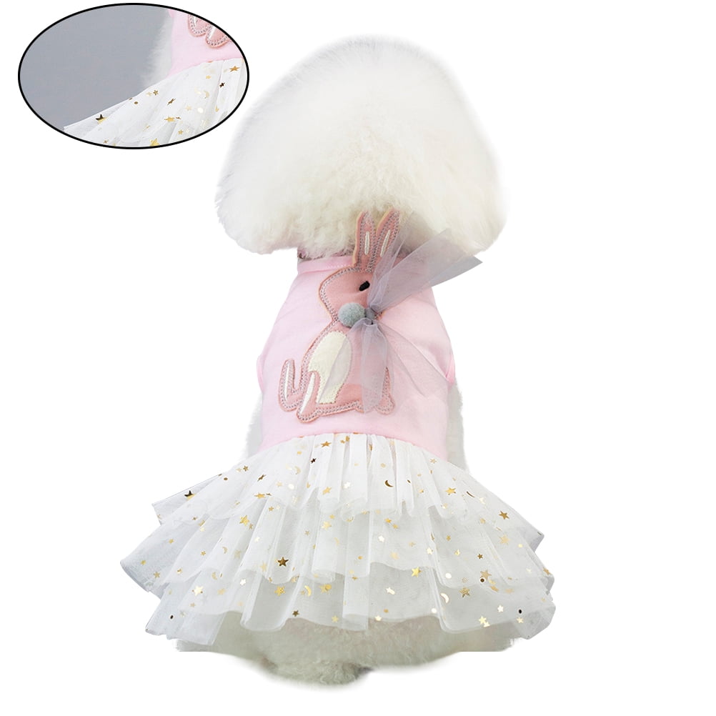 BESTYASH Stylish Lace Skirt Dress for Small Pets Ideal for Travel Parties and Special Occasions
