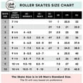 thumbnail image 2 of Skate Gear Extra Support Quad Roller Skates, Holiday Gift for Adults (Lavender, Women's 7 / Youth 6 / Men's 6), 2 of 5