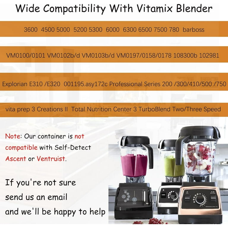 Processor Attachment Blending Vitamix Ascent 2300 Super Bundle