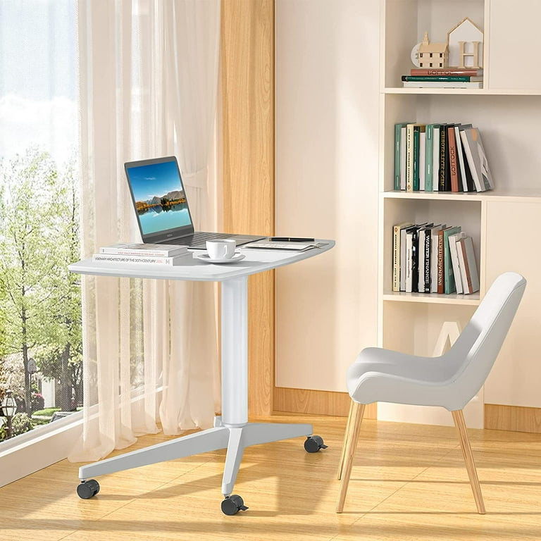  Mobile Standing Desk, Adjustable Laptop Desk Small