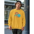 thumbnail image 2 of Chimera Stencil Art Sweatshirt Men -Image by Shutterstock, Male Large, 2 of 4