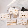 thumbnail image 3 of Pendientes de aleación, proceso de galvanoplastia, accesorios de perlas Eccomum Dorado 4, 3 of 5