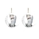 thumbnail image 1 of Puntoco Iron Art Sit On the Moon Lovely Dog Moon Ornamento para amantes de los perros Árbol de Navidad Colgante 2Pc Puntoco Puntoco-1465, 1 of 4