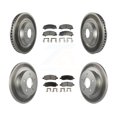 thumbnail image 1 of Transit Auto Front Rear Coated Disc Brake Rotors and Ceramic Pads Kit for Car 2006-2011 Buick Lucerne Cadillac DTS KGT-100631, 1 of 11