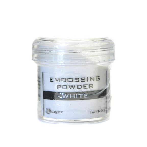 Basics Embossing Powder white, 1 oz., jar (pack of 3)