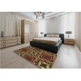 thumbnail image 5 of Ahgly Company Machine Washable Indoor Rectangle Transitional Light Brown Area Rugs, 6' x 9', 5 of 7
