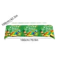 thumbnail image 2 of St. Patrick's Day Disposable Tablecloth,Green Shamrock Pattern Rectangle Plastic Table Cover,Irish Clover Tablecloth Saint Patricks Day Table Cloth Cover,Holiday Party Decorations,54x108 Inches, 2 of 5