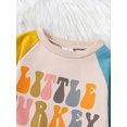 thumbnail image 3 of Infant Baby Thanksgiving Romper Raglan Long Sleeve Letter Print Jumpsuit, 3 of 8