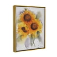thumbnail image 3 of Stupell Industries Sunflower Bouquet Watercolor Style Botanical & Floral Painting Gold Floater Framed Art Print Wall Art, 3 of 6